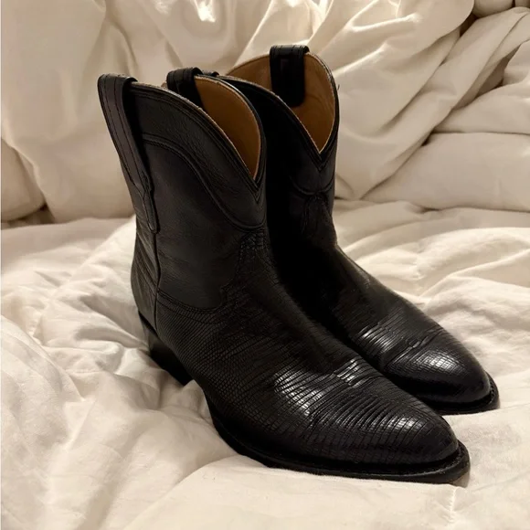 Tecovas Black Cowboy & Western Boots - Picture 4 of 6